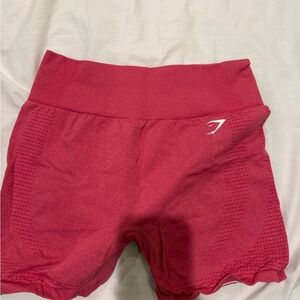 Gymshark Seamless High-Rise Bike Shorts in Raspberry